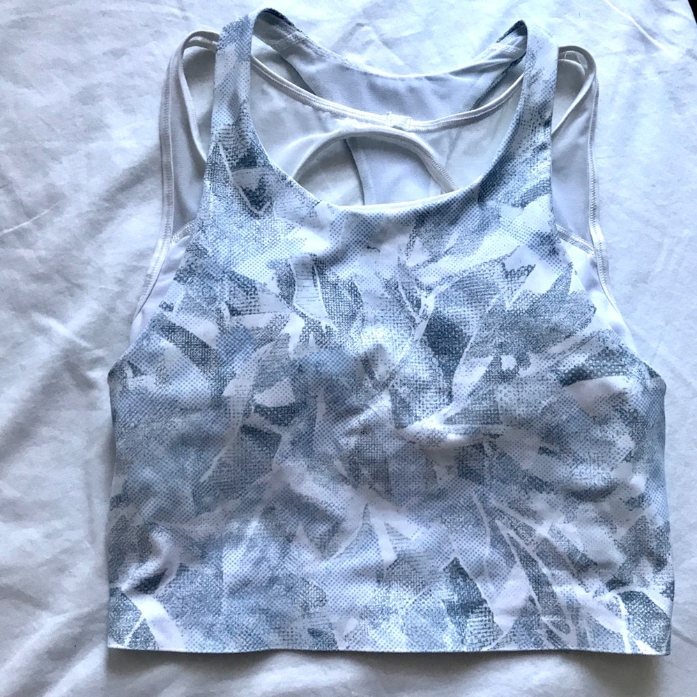 Lululemon Double Mesh Layer Sports Bra Sz 4